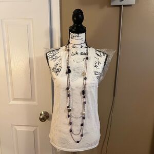 New Theory Tank Top - White -L